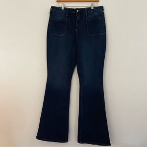Super flare wode leg jeans size 16